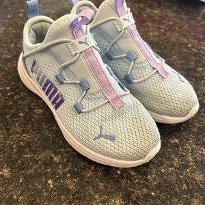 Puma Kids Sneakers in Light Blue and Lavender